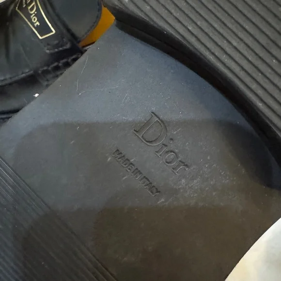 Dior women Black Leather Loafers - Picture 5 of 10